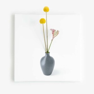 IKEBANA-01-01 生きてるインテリア 30×30×2.7cm アートパネル ファブリックパネル アートボード インテリアパネル 壁掛け 日本製 ラッ