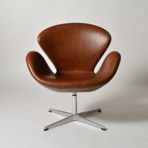 スワンチェア Swan Chair 本革 アンティーク調レザー リプロダクト デザイナーズ 家具 保証付 pr-art-ds680-wx  ソファ ソファ ソファベ