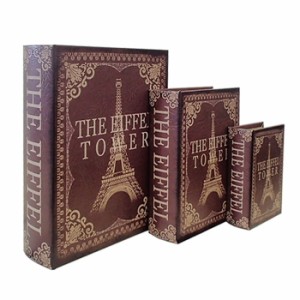 ブックボックス THE EIFFEL TOWER ブック型収納ボックス 小物入れ sun-7065187s1  収納ボックス ケース ジュエリー アクセサリー用品 ジ