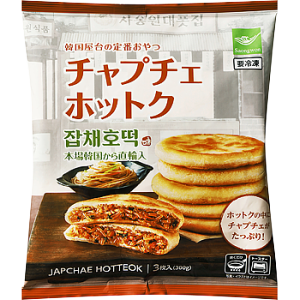 【冷凍】 チャプチェホットク  300g　★韓国から直輸入 【入り数２個】 業務スーパー