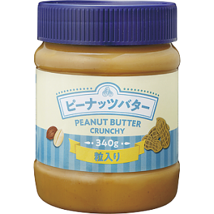 【常温】 ピーナッツバター粒入り  340g 【入り数１個】 業務スーパー