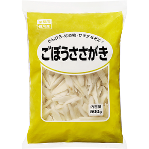 【冷凍】 ごぼうささがき  500g 【入り数24個】 (ケース売り) 業務スーパー