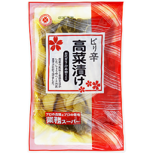 【常温】 ピリ辛高菜漬け(ホール)  500g 【入り数10個】 業務スーパー