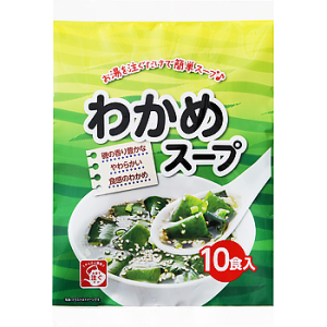 【常温】 わかめスープ  10食入 【入り数30個】 (ケース売り) 業務スーパー