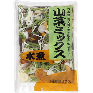 【常温】 山菜ミックス  固形量200g 【入り数５個】 業務スーパー