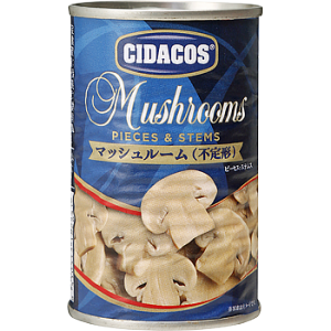 【常温】 マッシュルーム缶(不定形)  固形量：85g内容総量：150g　★スペインから直輸入 【入り数24個】 (ケース売り) 業務スーパー