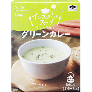 【常温】 インスタントスープ　グリーンカレー  3食入　★タイから直輸入 【入り数２個】 業務スーパー