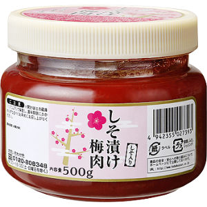 【常温】 しそ漬け梅肉  500g 【入り数24個】 (ケース売り) 業務スーパー