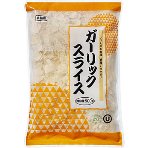 【冷蔵】 ガーリックスライス(乾燥)  500g 【ハラール】 【入り数２個】 業務スーパー