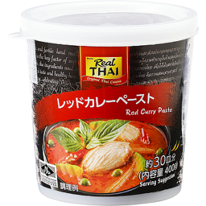 【常温】 レッドカレーペースト  400g　★タイから直輸入 【ハラール】 【入り数24個】 (ケース売り) 業務スーパー