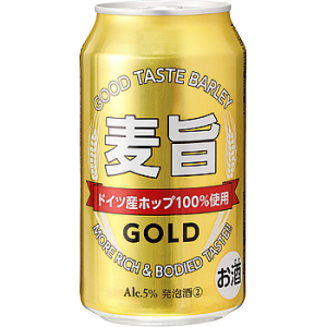 【常温】 麦旨ＧＯＬＤ 350ml　★韓国から直輸入 【入り数５個】 業務スーパー