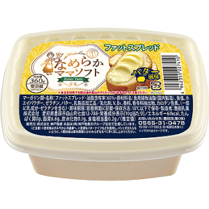 【冷蔵】 なめらかママソフト(バター風味)  360g 【入り数５個】 業務スーパー