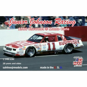 サルビノスJRモデルズ 1／24 NASCAR 1986 ジュニア・ジョンソン・レーシング シボレー・モンテカルロ ＃11 ’ダレル・ウォルトリップ....