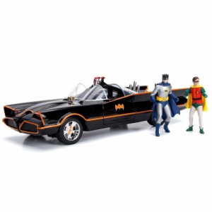 Jada Toys 『HOLLYWOOD RIDES』 バットモービル バットマン ＆ ロビン フィギュア付 (クラシック TVシリーズ) 1／18スケール 【JADA9....