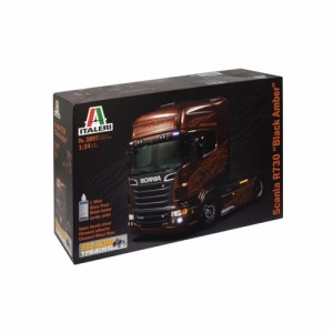 1／24 スカニア R730 ブラックアンバー トラクターヘッド 【IT3897】 (プラスチックモデルキット)おもちゃ プラモデル
