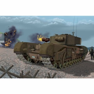 ドラゴン 『AVRE』 1／72 WW.II イギリス軍 チャーチルMk.III AVRE 戦闘工兵車 1／72スケール 【DR7327】 (プラモデル) 【再販】