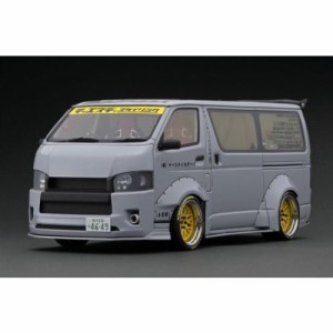 ignitionmodel 『T・S・D WORKS HIACE』 T・S・D WORKS HIACE Gray (1／18 Scale) グレー 1／18スケール【IG3120】(ミニカー)ミニカー