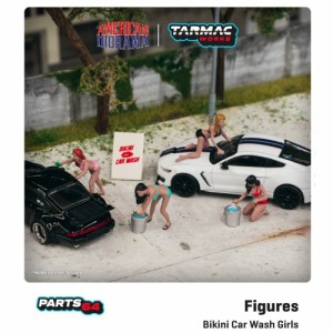 Figures Set Bikini Car Wash Girls (1／64 Scale)【T64F-005-RE】 (ジオラマ)ミニカー