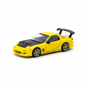 『TARMACWORKS』 VERTEX Mazda RX-7 FD3S  Yellow Metallic (1／64 Scale)【T64G-022-YL】 (ミニカー)ミニカー