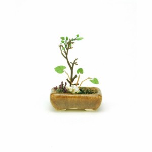 THE BONSAI 角鉢寄せ植え【茶】 1／12スケール 【BONN01】 (塗装済み完成品)フィギュア