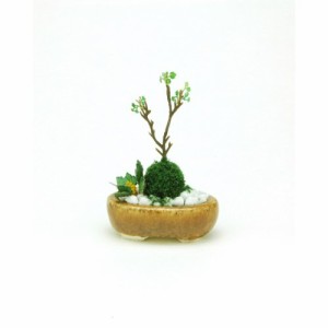 THE BONSAI 小判寄せ植え【茶】 1／12スケール 【BONN08】 (塗装済み完成品)フィギュア