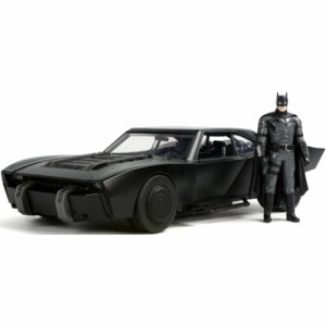 『HOLLYWOOD RIDES』 バットモービル バットマンフィギュア付き ’ザ・バットマン 2022’ 1／18【JADA32504】(ミニカー)ミニカー