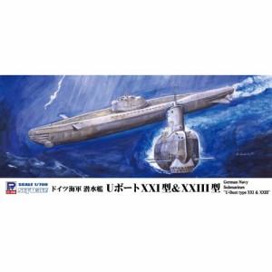 1／700 スカイウェーブシリーズ ドイツ海軍 潜水艦 Uボート XXI型＆XXIII型 【W223】 (プラモデル)おもちゃ プラモデル