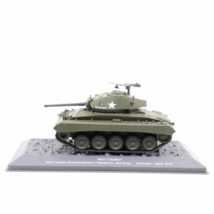 モーターシティクラシック 1／43 WW.II アメリカ陸軍 M24 チャーフィー 軽戦車 第2騎兵偵察中隊 「1945 ドイツ」 完成品 1／43【MSS2....