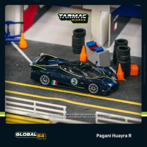 TARMACWORKS 1／64 Pagani Huayra R Blu Avio 【T64G-TL035-BL】 (ミニカー)ミニカー