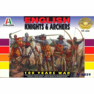 イタレリ 100年戦争 イギリス騎士と射手 1／32 【IT6859】 (プラモデル) 【再販】おもちゃ プラモデル