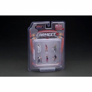 AMERICAN DIORAMA x Mijo 1／64 Figure Set - CARMEET 4 【AD-76507MJ】 (ミニカー)