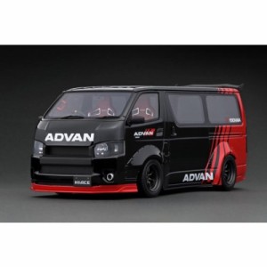 『ignition model』 T・S・D WORKS HIACE Black／Red (1／18 Scale) 【IG2805】 (ミニカー)ミニカー