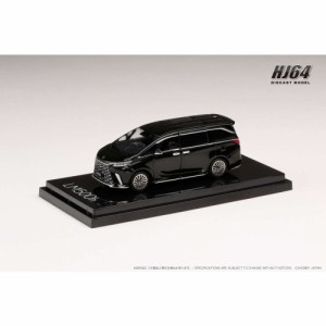 1／64 LEXUS LM 500h (RHD) ／ 6座 グラファイトブラックガラスフレーク 【HJ642076ABK】 (ミニカー)ミニカー