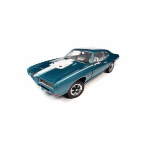 American Muscle 1968 ポンティアック GTO ターコイズ 1／18【AMM1277】 (ミニカー)ミニカー