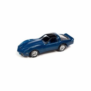 JOHNNY LIGHTNING 1／64 1982 シェビー コルベット スティングレー ブライトブルー 【JLSP338B】 (ミニカー)ミニカー