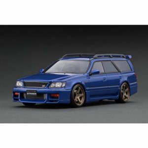 ignition model Nissan STAGEA 260RS (WGNC34) Blue (1／18 Scale) 【IG2891】 (ミニカー)ミニカー