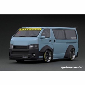 ignition model T・S・D WORKS HIACE Blue Gray (1／18 Scale)【IG2803】 (ミニカー)ミニカー