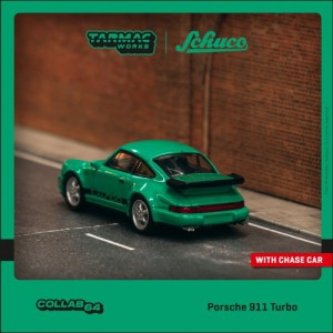 TARMAC WORKS 1／64 Porsche 911Turbo Green 【T64S-009-GR】 (ミニカー)ミニカー