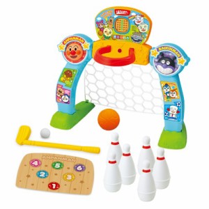 アンパンマン チャレンジ！能力アップ！スポーツデラックス4in1セットおもちゃ こども 子供 知育 勉強 3歳