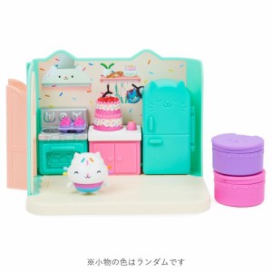 ギャビーのドールハウス ケーキーのキッチンルームセットおもちゃ こども 子供 女の子 人形遊び 小物 3歳