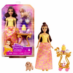 ディズニープリンセス 美女と野獣 ベル(ティータイムセット)おもちゃ こども 子供 女の子 人形遊び 3歳 美女と野獣(ベル)