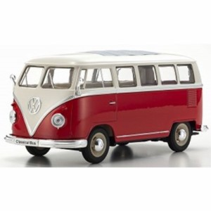 WELLY VW T1 バス 1963(レッド) 1／24【WE22095R1】(ミニカー)【再販】ミニカー