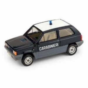 『Brumm(ブルム)』 フィアット パンダ 45 ポリスカー 1980 Dブルー 1／43【R394】 (ミニカー)【再販】ミニカー