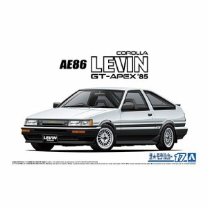 アオシマ  トヨタ AE86 カローラレビンGT-APEX ’85 1／24 【ザ☆モデルカー 17】 (プラモデル)おもちゃ プラモデル