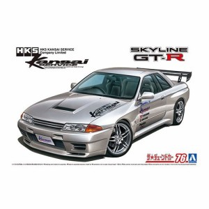 アオシマ HKS 関西 BNR32 スカイラインGT-R’90 ( ニッサン) 1／24 【ザ☆チューンドカー 76】 (プラモデル)おもちゃ プラモデル