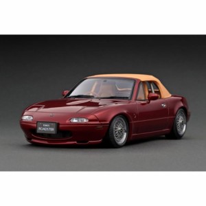 ignition model 1／18 Eunos Roadster (NA) Burgundy 【IG3200】 (ミニカー)ミニカー