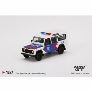 MINI-GT 1／64 ランドローバー ディフェンダー 110 Korlantas インドネシア国家交通警察(右ハンドル)インドネシア限定【MGT00157-R】