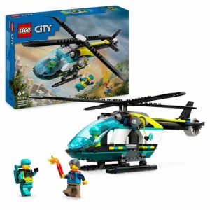 LEGO レゴ シティ 救急レスキューヘリコプター 60405おもちゃ こども 子供 レゴ ブロック 6歳