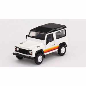 MINI-GT 1／64 ランドローバー ディフェンダー 90 ワゴン ホワイト(左ハンドル) 【MGT00378-L】 (ミニカー)ミニカー