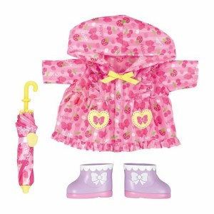 メルちゃん きせかえセット ピンクのレインコートセットおもちゃ こども 子供 女の子 人形遊び 洋服 3歳